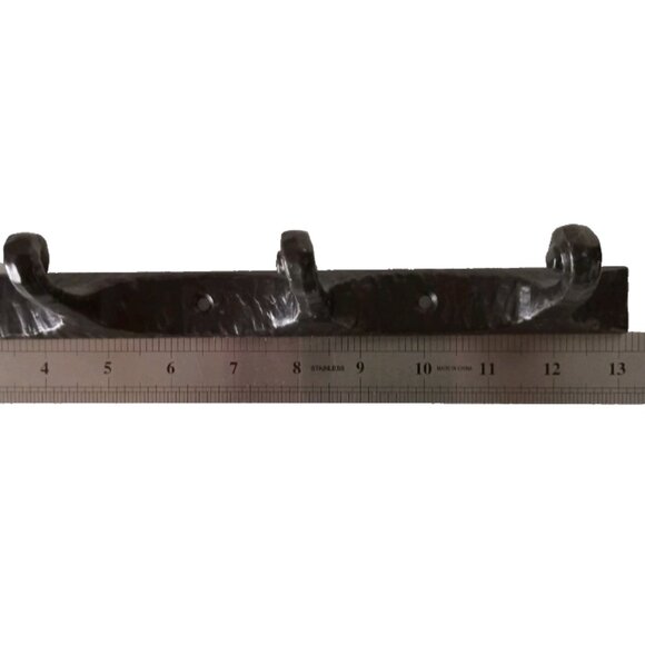 Umbra William Harvey Design Black Wall Hook HD Coat Hanger Rustic Vintage Style - Picture 6 of 8